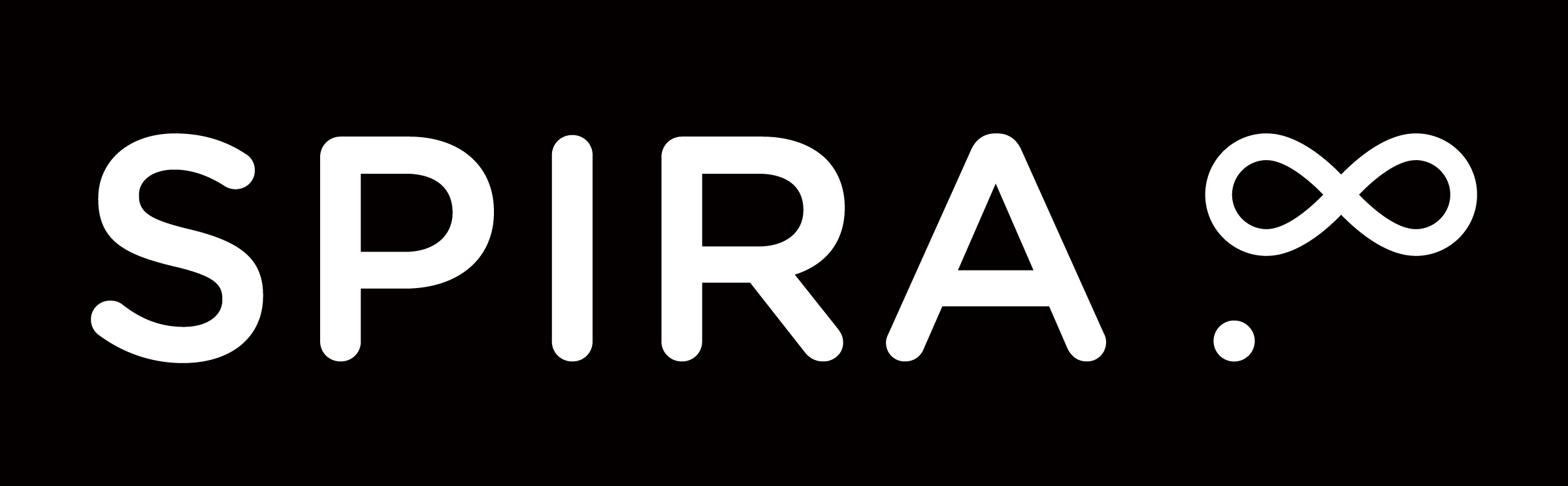 SPIRA Logotype Blanc sur noir